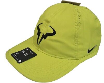 Nike Dri Fit Rafa Nadal Tennis Club Cap Hat Size M/L FB5600 Nike Dri Fit Rafa Nadal Tennis Club Cap Hat Size M/L FB5600