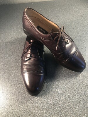 Bally men brown cap toe Shoes size 9.5 D | eBay