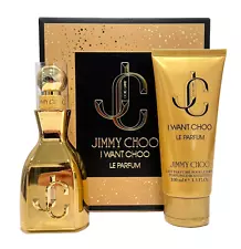 Jimmy Choo I Want Choo Le Parfum Gift Set for Women - 2oz EDP+3.3oz Body Lotion