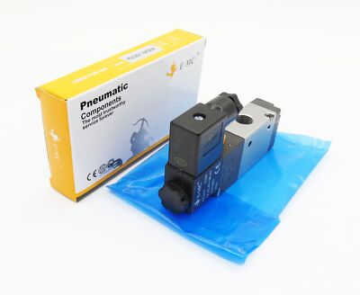 EMC E.MC RV3221-08QE4 RV3221-08Q 24VDC Magnetventil solenoid valve -unused/OVP-