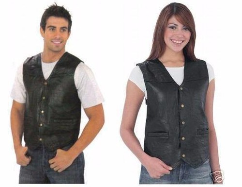Gilet en Cuir sans manches - homme ou femme - Grande taille - Bikers country - Imagen 4 de 10
