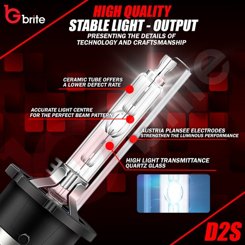 *D2S HID Bi Xenon Glühbirnen Lampen Gas Entladung Quarz Glas 43k 5k 8k 10k UK VERKÄUFER - Bild 2 von 8