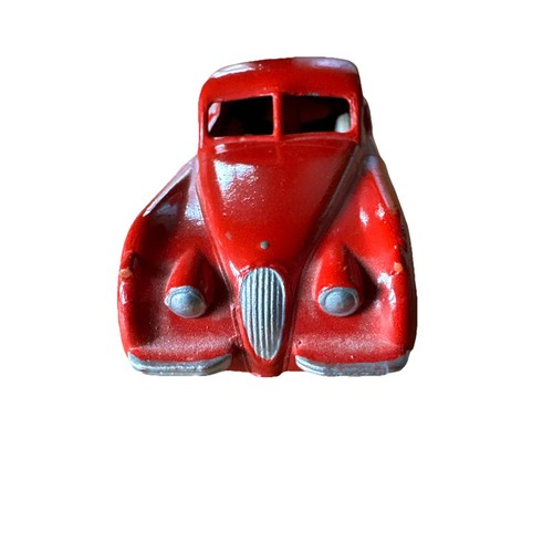 Dinky 157 Jaguar XK120 Coupe Red model made in England by Meccano Ltd - Picture 2 of 10