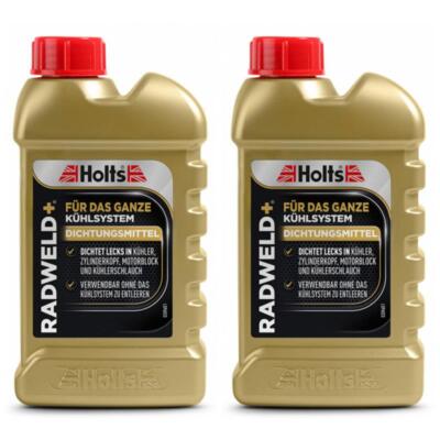 2 x Holts Radweld Kühler Dicht Plus 250ml Dichtungsmittel Kühlerdicht Dichtstoff