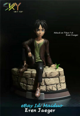 Eren Jaeger Resin Sky Top Studio Attack On Titan Statue 20cm 1/6 Presale | eBay