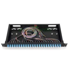 Fiber Optic Terminal Box 48 core LC with adapter pigtail 24 Ports Patch Panel