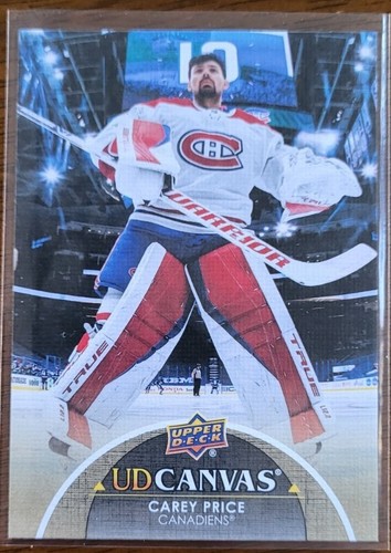 ๐2021-2022 Upper Deck๐ Series 1 CANVAS - Montreal Canadians CAREY PRICE #C44