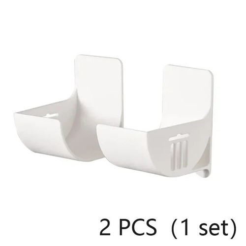 4/2pcs Kitchen Bath Wall Mount Plastic Poly Trash Waste BagRoll Holder Dispenser - Picture 7 of 8