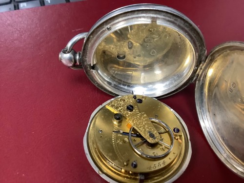 Victorian Henry Buckland Silver Full Hunter Fusee Pocket Watch. Movement No 4554 - Picture 5 of 8