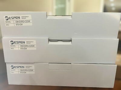 ESPEN Technology Emergency Driver Exit Sign Outage Master Green OM-EXRG-C2GW New