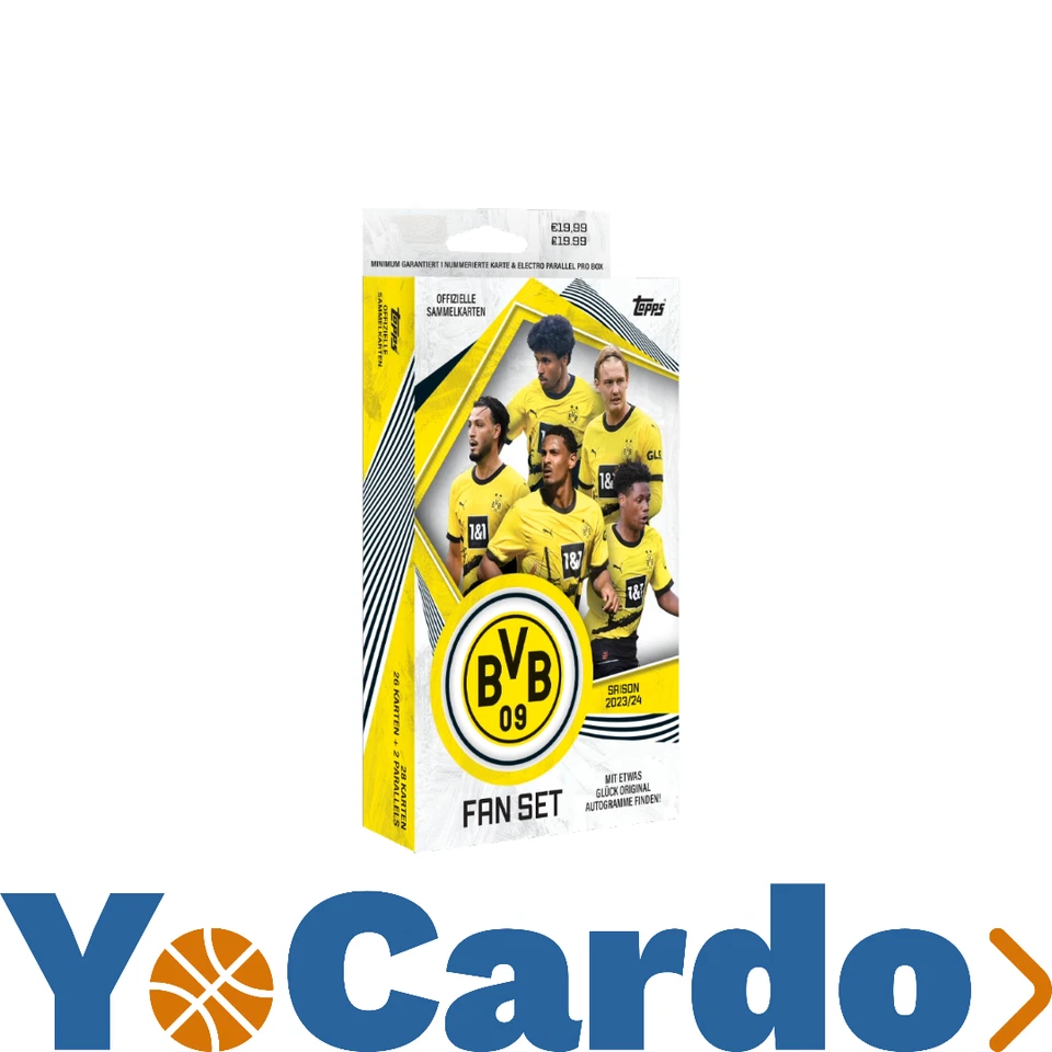 Juego de aficionados oficial Topps Borussia Dortmund 2023-24