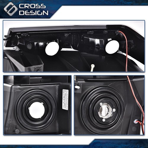 Fit For 2004-2012 Chevy Colorado GMC Canyon Black LED DRL Headlights Lamps - Picture 9 of 12