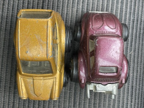 2 voitures POLISTIL : Coccinelle MG 23 + Honda coupé Z MG 25 - Made in Italy
