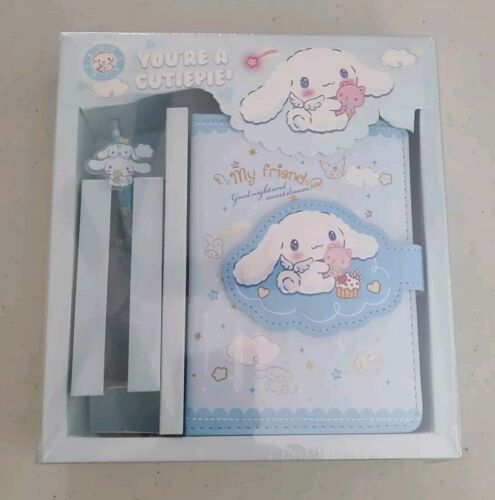 Cinnamoroll Notebook And Pen Set Sanrio Hello Kitty School Supplies Stationery