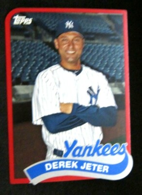 DEREK JETER 2014 TOPPS MINI 1989 FLASHBACK DIE-CUT CARD#TM-DJT!YANKEES SS GOAT