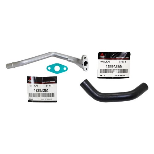 Genuine Turbo Oil Return Pipe&Hose+Gaskets For Mitsubishi Triton MQ 4N15 2.4L - Picture 2 of 11