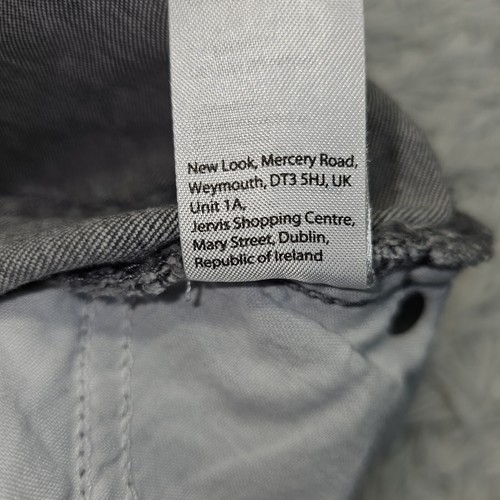 Mens New Look Low Rise Gray Skinny Stretch Jeans Size Tag 32R (Actual 30x28.5) - Bild 8 von 15