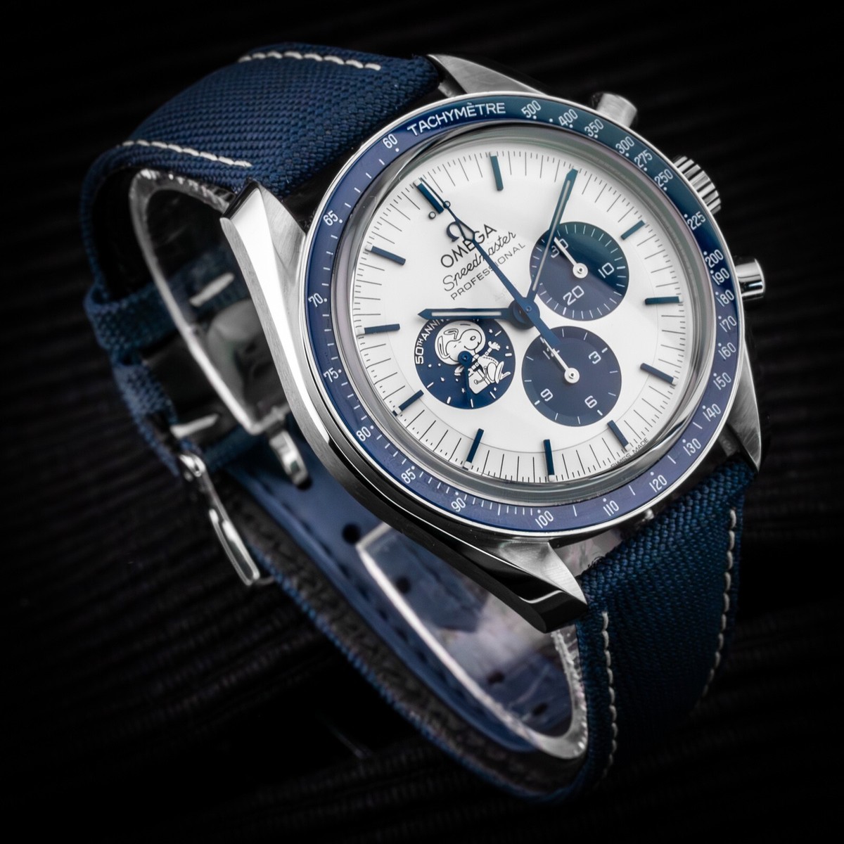 2025 NEW OMEGA Snoopy Speedmaster 50th Anniversary Silver