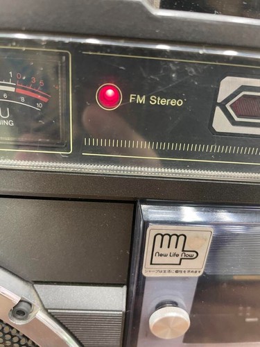 SHARP GF-303SB Stereo Cassette Recorder 1978 Black Model Fully Functional Rare - Picture 10 of 17