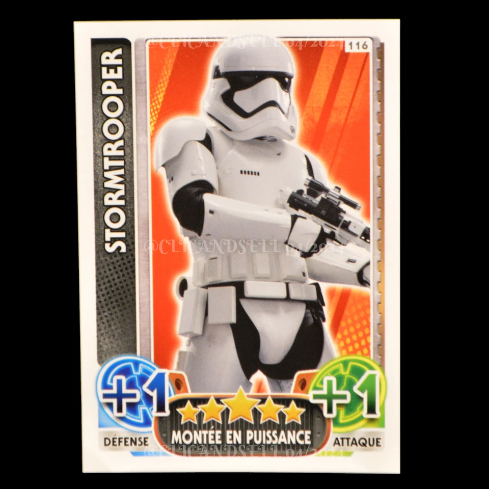 carte topps STAR WARS Force Attax Stormtrooper : 116 - Photo 1/1