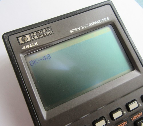 Calculadora científica Hewlett Packard HP 48SX vintage años 80 probada funcionando - Imagen 2 de 14