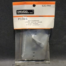 ~Discount HVAC~ DV-P1386 - Devco - Weatherproof Lever Switch Cover