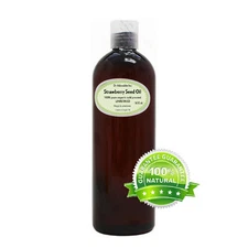 PREMIUM STRAWBERRY SEED OIL UNREFINED 100 % PURE ORGANIC 2 oz -UP TO 1 GALLON