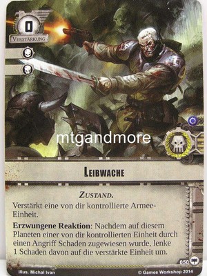 Warhammer 40000 Conquest LCG - Leibwache  #050 - Base Set dt.