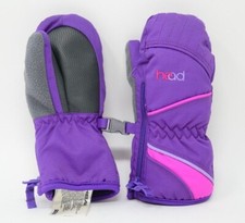 HEAD Jr. Ski Mittens, Insulated Purple/Pink - Size - XXS