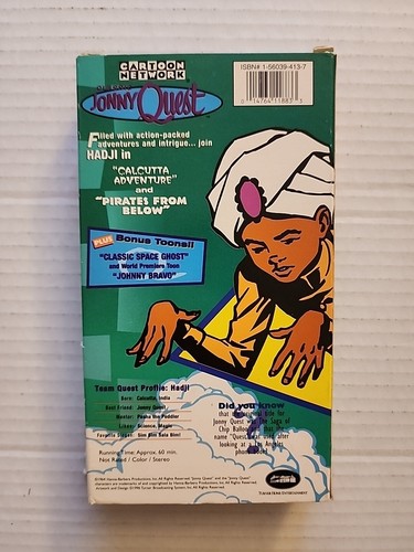 Cartoon Network classic: Jonny Quest Hadji In Mysteries Of The East (VHS, 1964) - Picture 2 of 6
