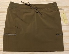 Tangerine Womens Size S/C Olive Skort With Zip Pockets NWT