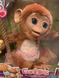 furreal friends cuddles my giggly monkey