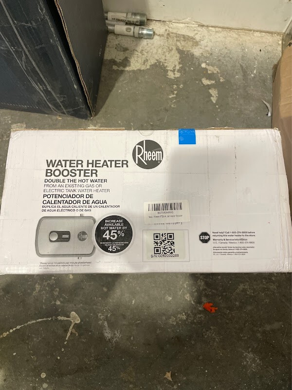 Rheem RTEXAB Water Heater Booster eBay