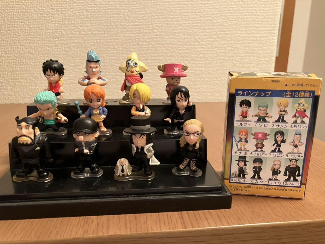 One Piece Figure Set CP9 Edition with 9 Cards Full Set Rare