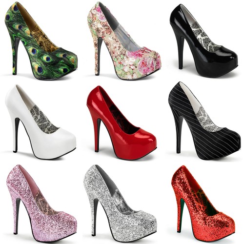 Bordello - Teeze-06g 8 / Hot Pink Glitter