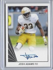 2018 Leaf Ultimate Draft JOSH ADAMS 