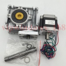 Nema23 Worm Gearbox 7.5:1 10:1 15:1 30:1 50:1 60:1 L56mm Stepper Motor Reducer