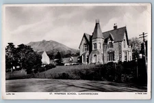 Wales Postcard St. Winifreds School Llanfairfechan c1930's Tuck Art RPPC Photo