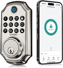 Keyless Entry Door Lock with App Control, 100 Passcode Smart Locks for Front ...