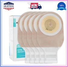 20 PCS Colostomy Bags, Ostomy Supplies,One Piece Drainable Ostomy Pouch for Ileo