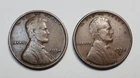 1934 P & D Lincoln Wheat Cent Set - 2 Coin Year Set, VF-XF, Excact Coins Shown