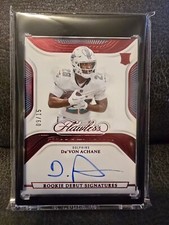 2023 Panini Flawless - Rookie Debut Signatures De'Von Achane /15