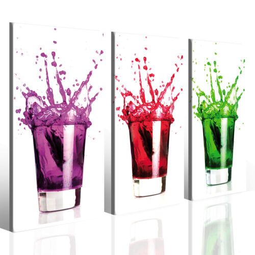 Quadro moderno Cocktail composition stampa arredamento bar bicchieri cocktails - Afbeelding 1 van 1