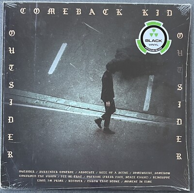 Outsider by Comeback Kid (LP 2017 Nuclear Blast 27361 41241) Black Vinyl