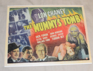 The Mummy Tomb Lon Chaney Poster 11 x 13 1/2"
