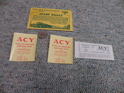 Champ decals HO HB-365 Akron Canton youngstown   box car    M42