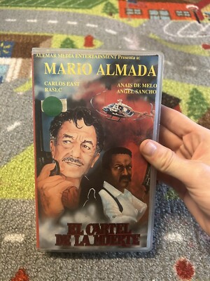 EL CARTEL DE LA MUERTE-VHS-Madera Cine video RARE MEXICAN Action Oop HTF