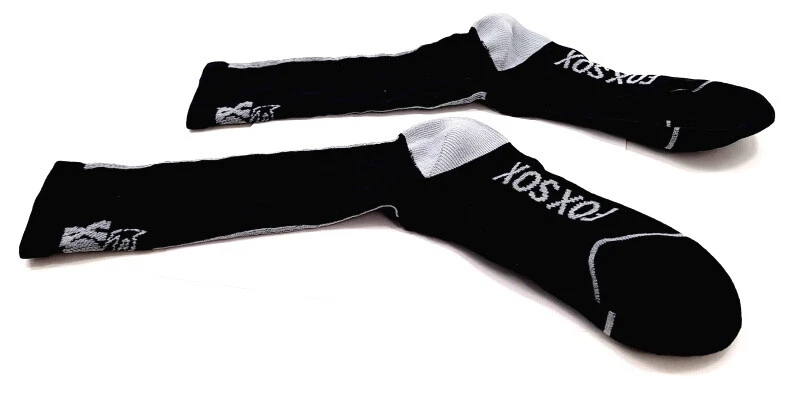 Calcetines de ciclismo FOX Transfer Coolmax, negros, 7", pequeños/medianos Foto 4 de 4