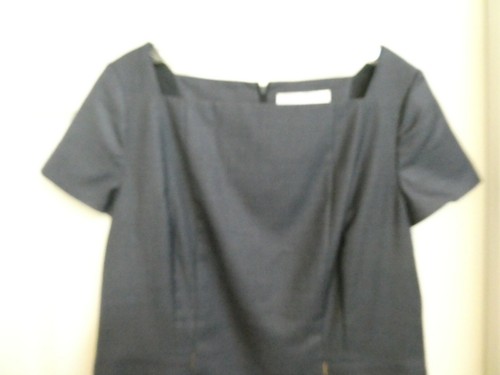 BOSS Hugo Boss Grau Gr. 10 Etuikleid Wollmischung Businesskleid WEICH - Bild 2 von 11