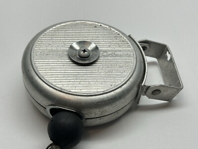 Vintage Cordomatic Automatic Retractable Clothesline Reel Aluminum MCM